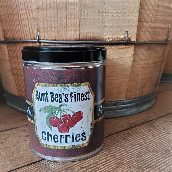 Tin Candle | Black Cherry