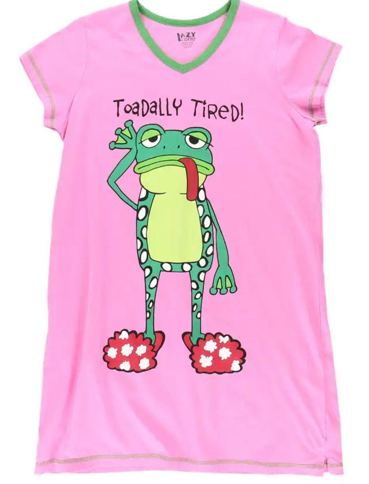 Toadally Tired Sleep Nightshirt
