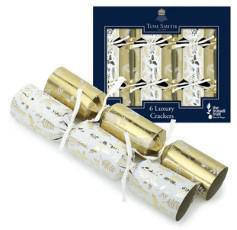 Tom Smith 6 Premium Christmas Crackers Dinner Cube