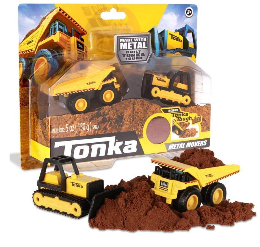 Tonka Metal Movers Mighty Dump and Bulldozer