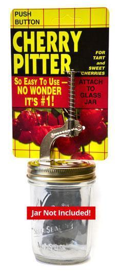 Tony's Push Button Cherry Pitter for Mason Jar