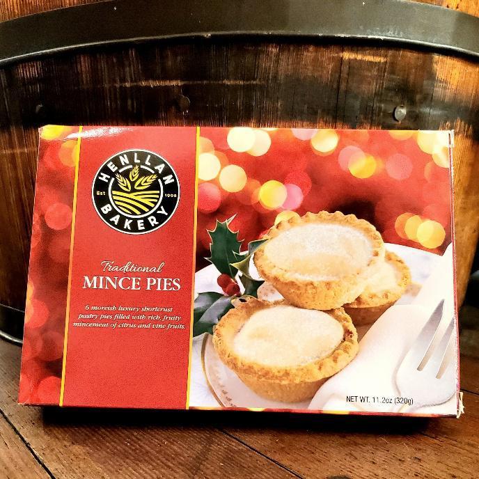 Traditional Mince Pies Henllan Bakery Mincemeat Pie