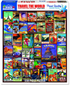 Travel The World 550 Piece Jigsaw Puzzle by White Mountain Puzzle