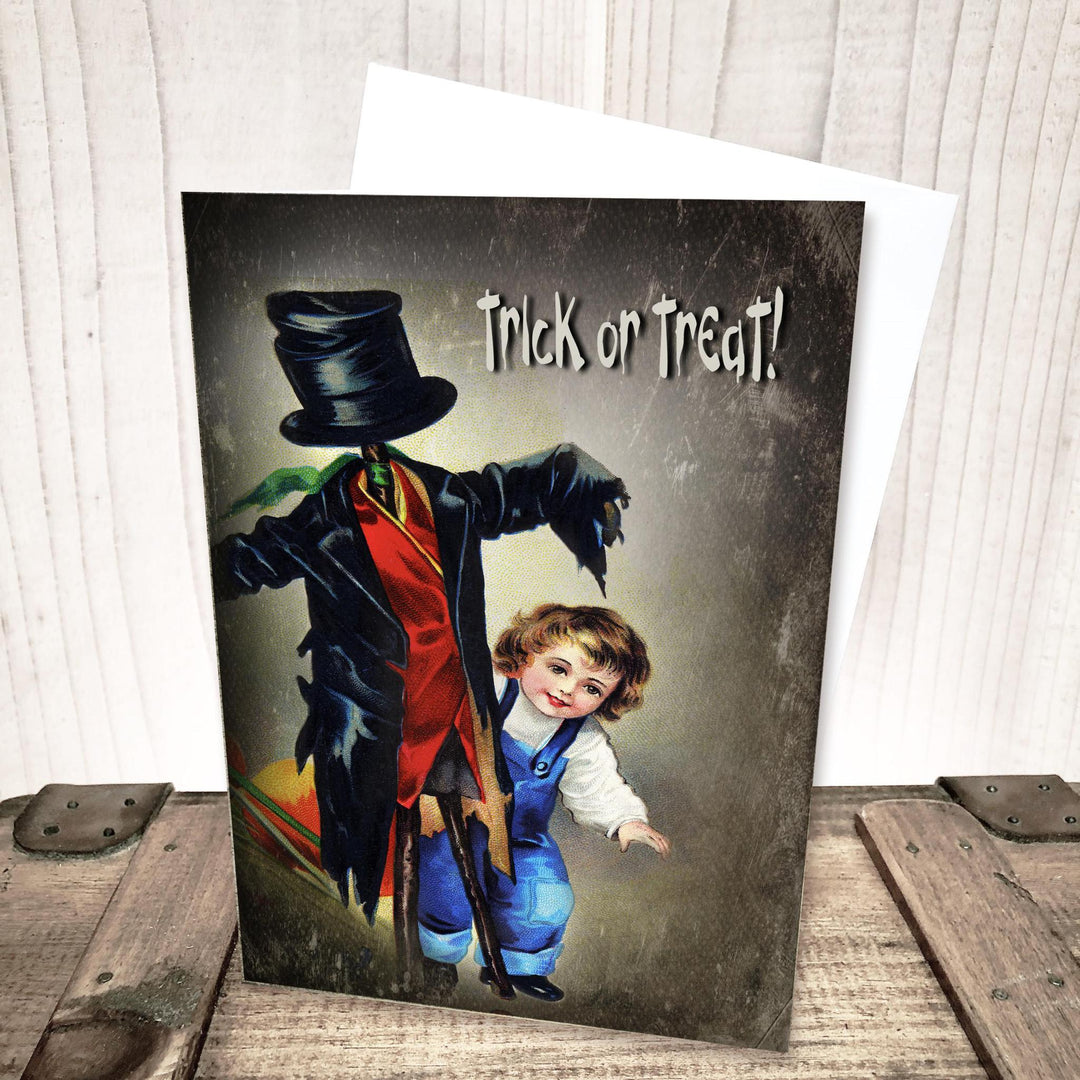 Trick or Treat Scarecrow Halloween Card by Yesterday's Best
