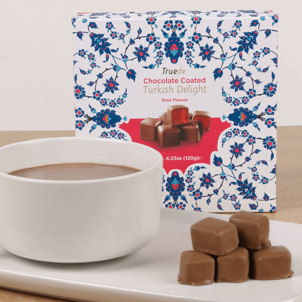 Truede Chocolate covered Rose Turkish Delight