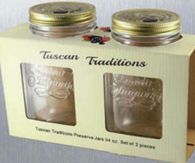 Tuscan Traditions Preserves Jar Set