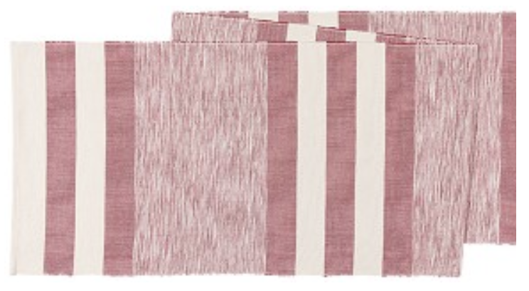 Table Runners (13" x 72") by Now Designs Twisted Yarn Garnet