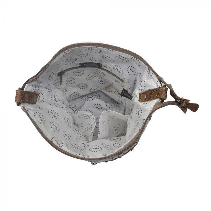 Unconventionally Etched Shoulder Bag