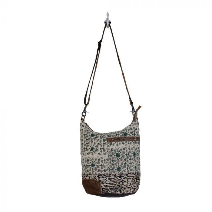 Unconventionally Etched Shoulder Bag