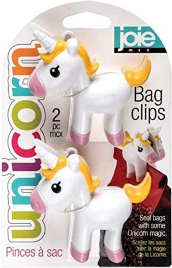 Unicorn Bag Clips (2pk)