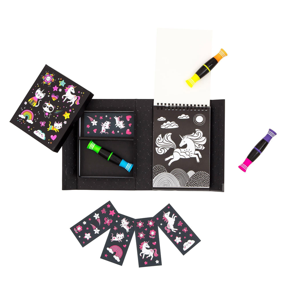 Unicorn & Friends Neon Coloring Set