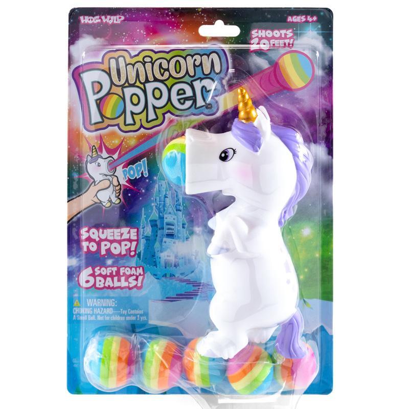 Unicorn Popper Squeezable Soft Foam Shooter