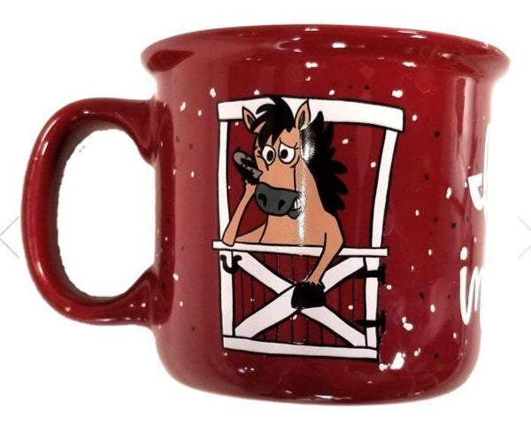 Unstable in the Mornings Horse Mug
