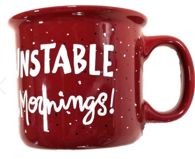 Unstable in the Mornings Horse Mug