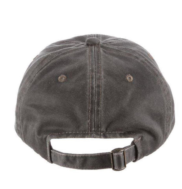 Unstructured Weathered Cotton Baseball Cap | Charcoal