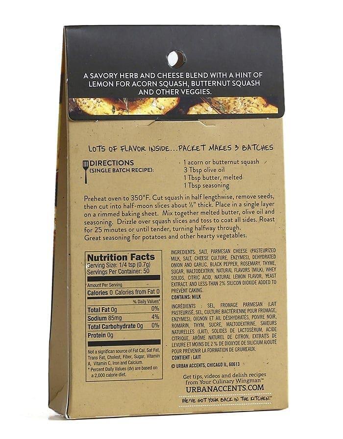 Urban Accents Veggie Roaster Seasoning Parmesan Mediterranean