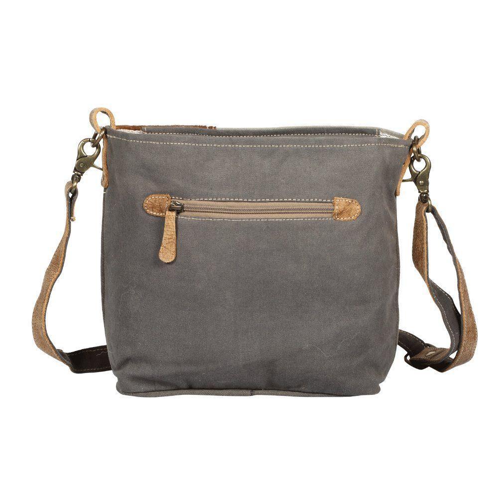 USA Stamp Hairon Pocket Shoulder Bag