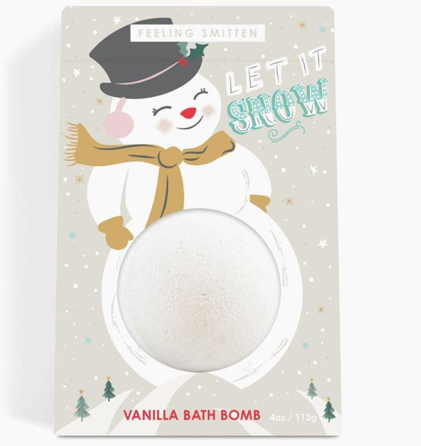 Vanilla Snowman Bath Bomb