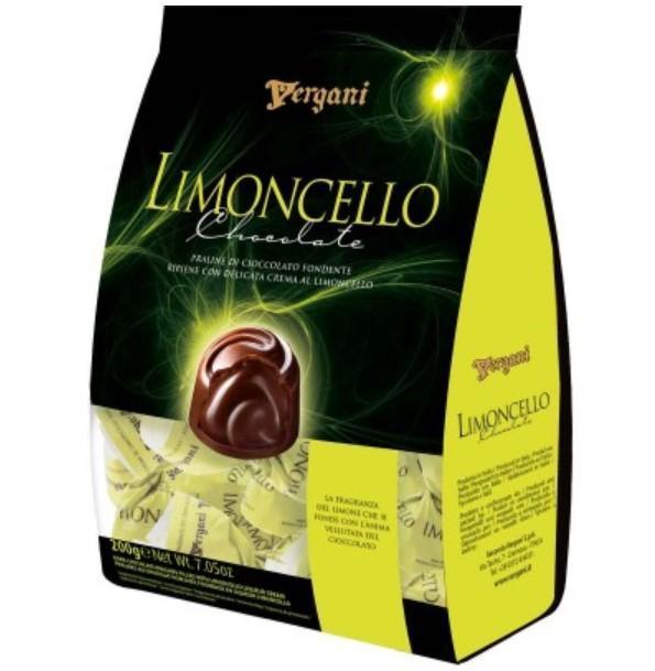 Vergani Dark Chocolate Limoncello