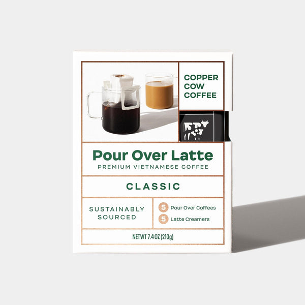 Vietnamese Coffee Pour Over Latte