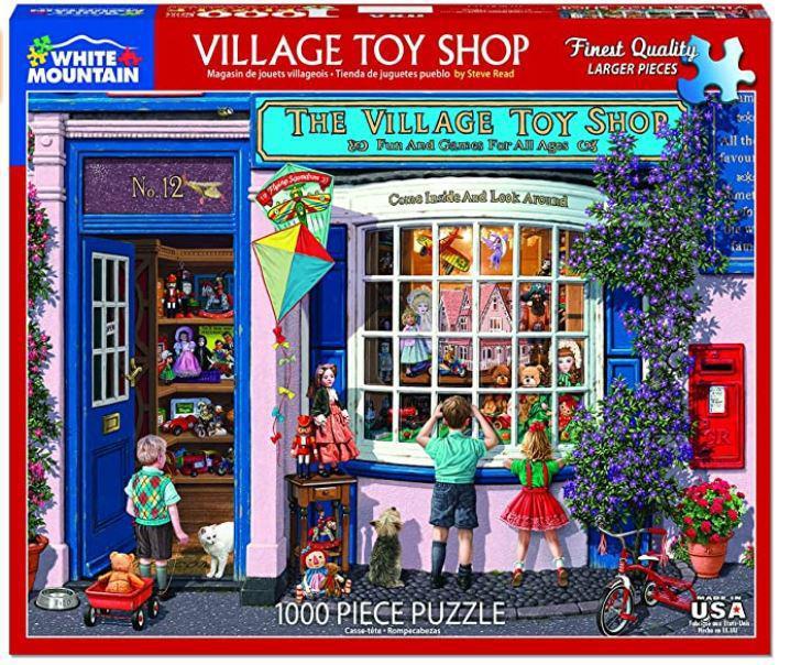 Village Toy Shop 1000 Piece Jigsaw Puzzle by White Mountain Puzzles