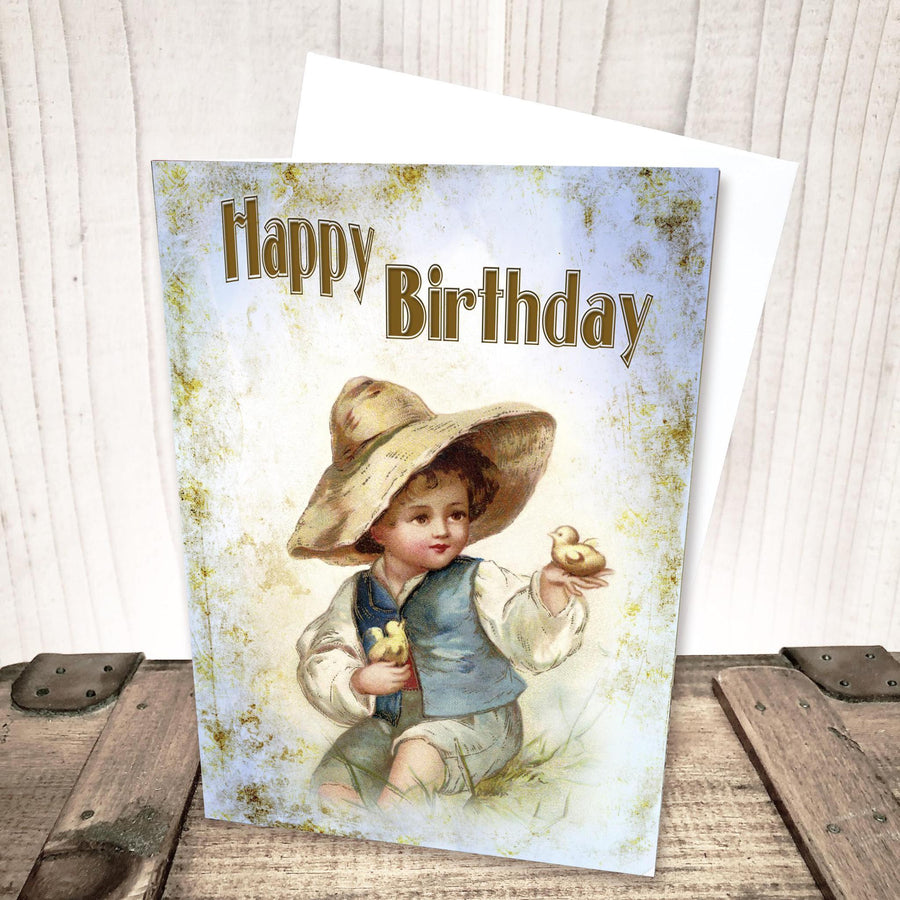 Vintage Boy Birthday Card by Yesterday's Best
