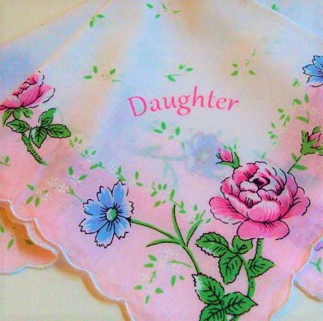 Vintage Inspired Floral Hanky | Daughter