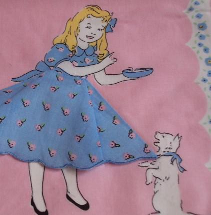 Vintage Inspired Floral Hanky | Fancy Mary Jane