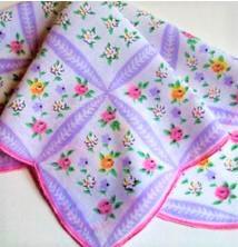 Vintage Inspired Floral Hanky | Floral Patchwork