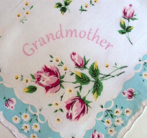 Vintage Inspired Floral Hanky | Grandmother