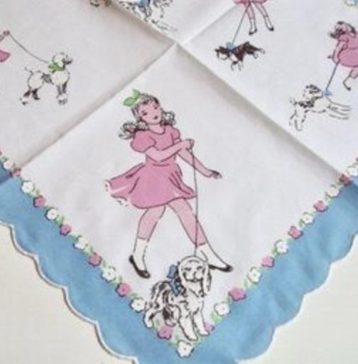 Vintage Inspired Floral Hanky | Mary Jane's Puppies