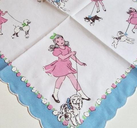 Vintage Inspired Floral Hanky | Mary Jane's Puppies
