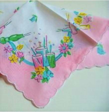 Vintage Inspired Floral Hanky | Soda Pop Party