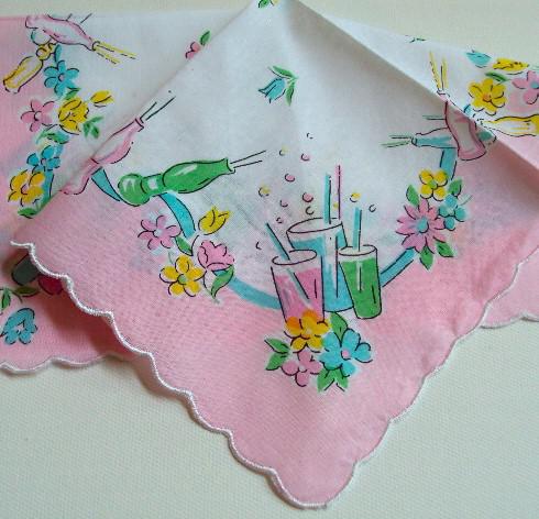 Vintage Inspired Floral Hanky | Soda Pop Party