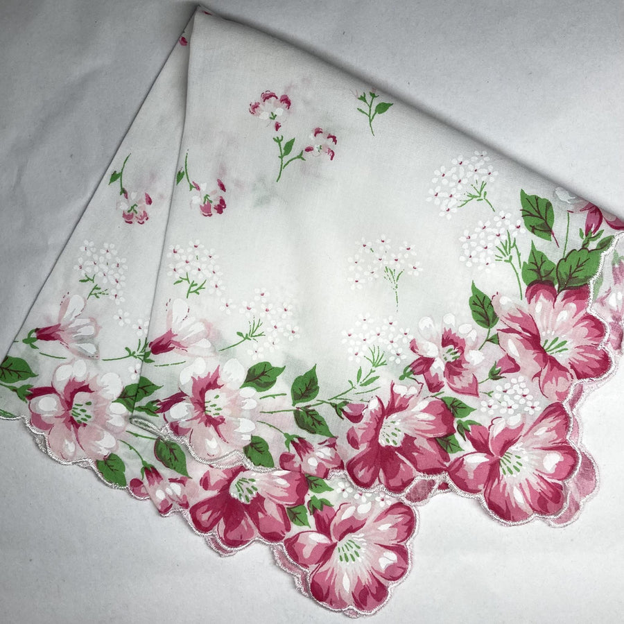 Vintage Inspired Floral Hanky | Summer Garden