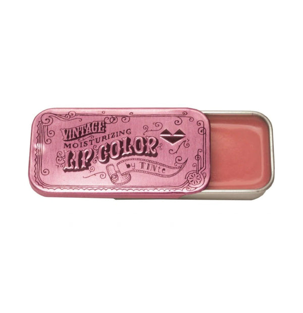 Vintage Slider Tin Moisturizing Flavored Lip Color | Bubble Gum