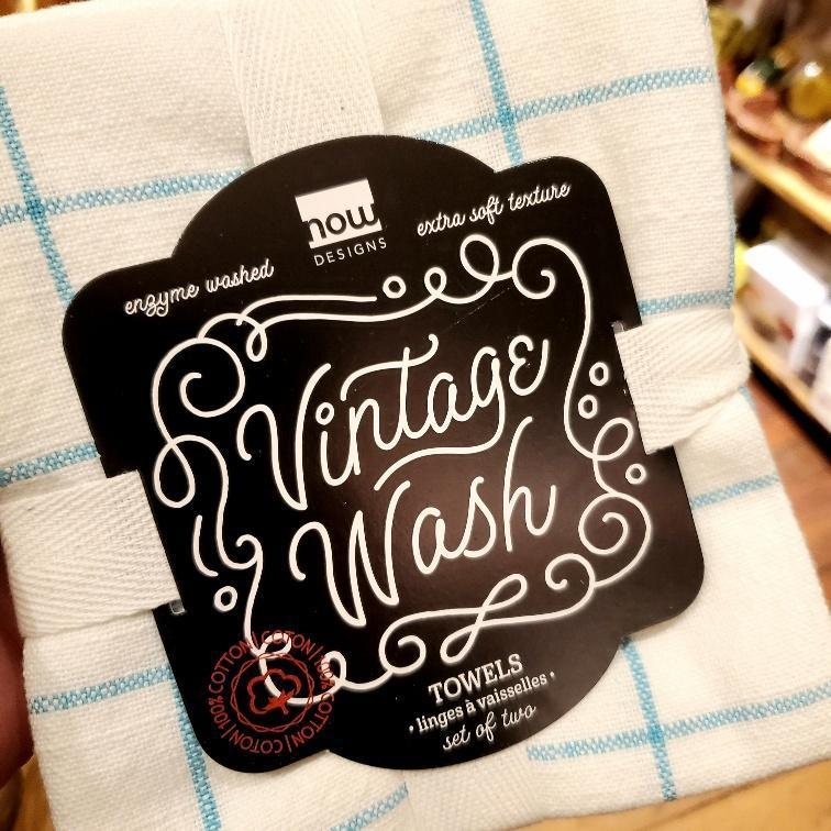 Vintage Wash Towels (Set of 2)