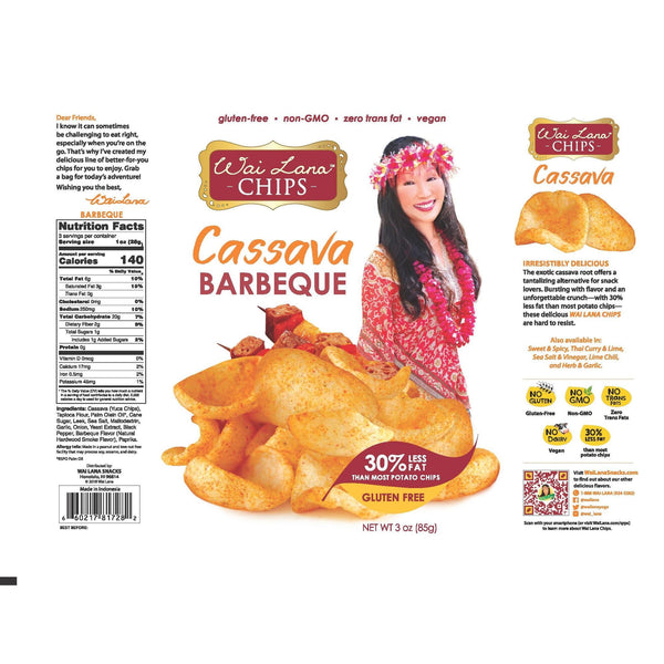 Wai Lana Barbeque Cassava Chips