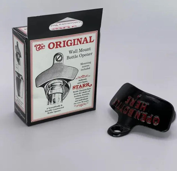 Wall Mount Bottle Opener Open Bottle Here STARR "X"