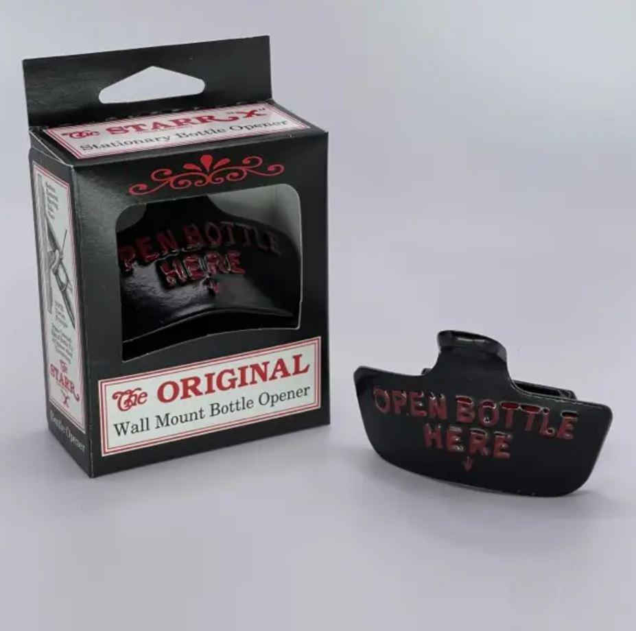 Wall Mount Bottle Opener Open Bottle Here STARR "X"