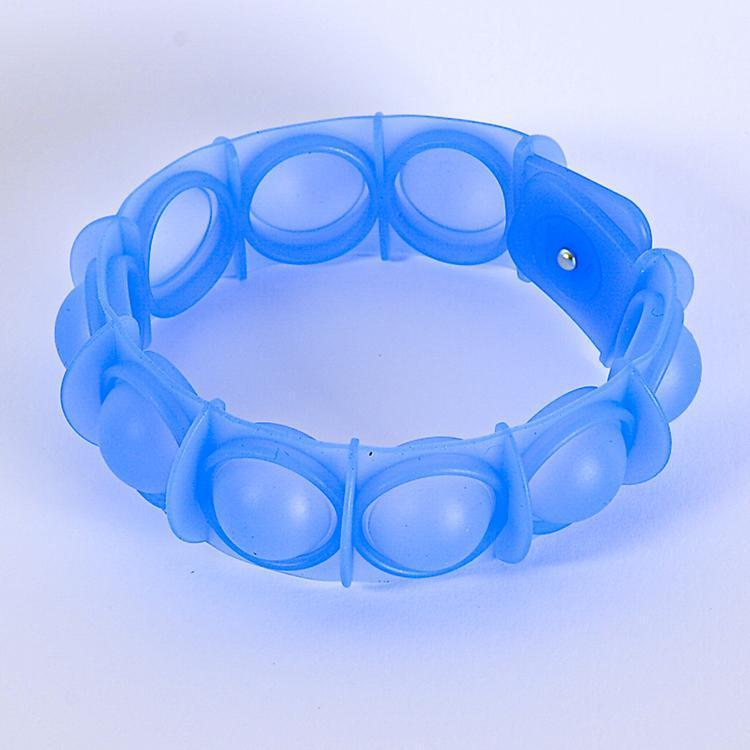 Watchitude POP'd Bubble Popping Toy Glow in the Dark Bracelet Blue
