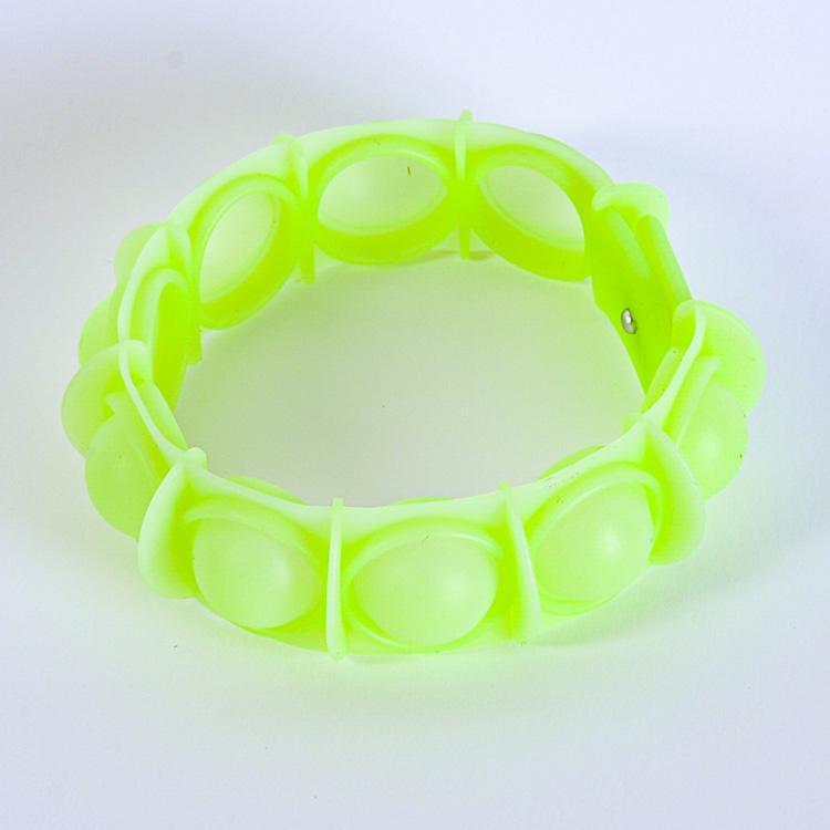 Watchitude POP'd Bubble Popping Toy Glow in the Dark Bracelet Green