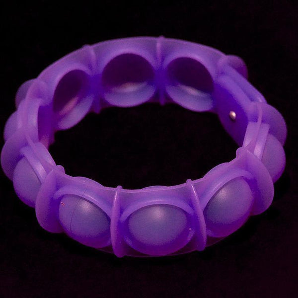 Watchitude POP'd Bubble Popping Toy Glow in the Dark Bracelet Purple