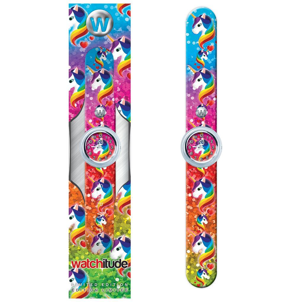 Watchitude Slap Watch | Rainbow Unicorns