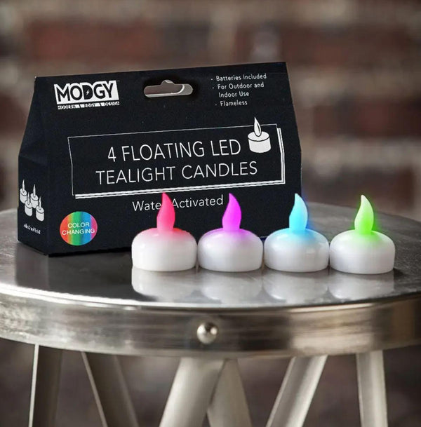 Water-Activated Floating Color Changing Tealight Candles