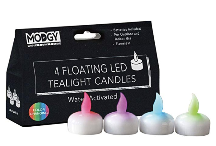 Water-Activated Floating Color Changing Tealight Candles