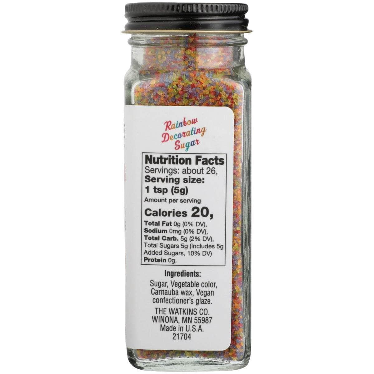 Watkins Decorating Sugar | Rainbow