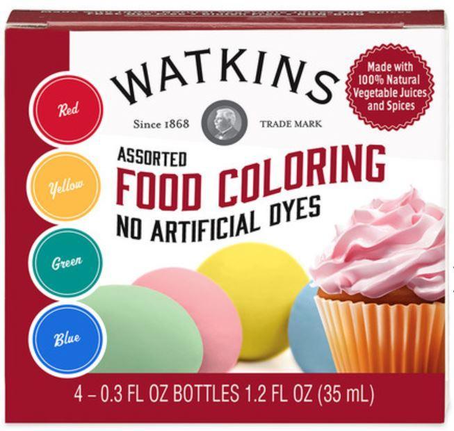Watkins Natural Food Coloring Set - Golden Gait Mercantile