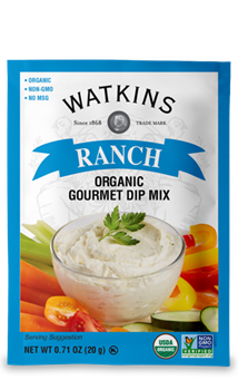 Watkins Organic Ranch Salad Dressing Mix