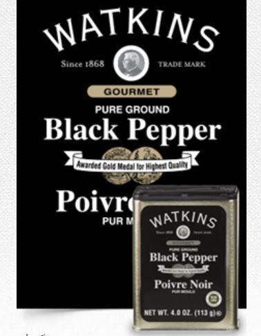 Watkins Pure Ground Pepper